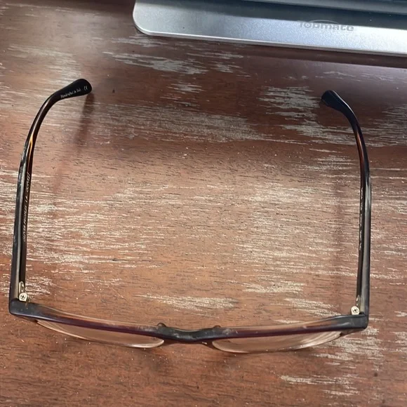 Oliver PeoplesLA Ashton brown eyeglasses with brown OliverPeoples LA case - Picture 12 of 17